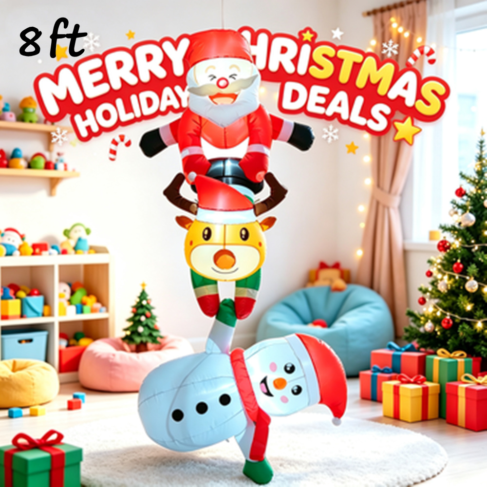 Set Boneka Salju & Rusa Natal  - Outdoor Lighting Effects ulasan dan harga