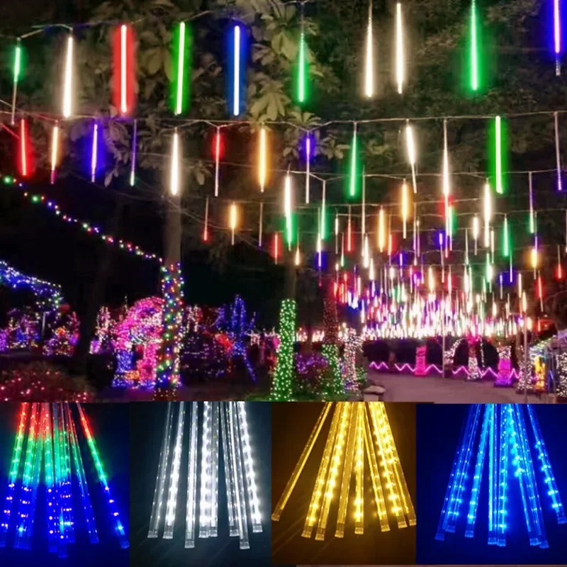 Lampu setrip LED 8 tabung huja - Outdoor Lighting Effects ulasan dan harga